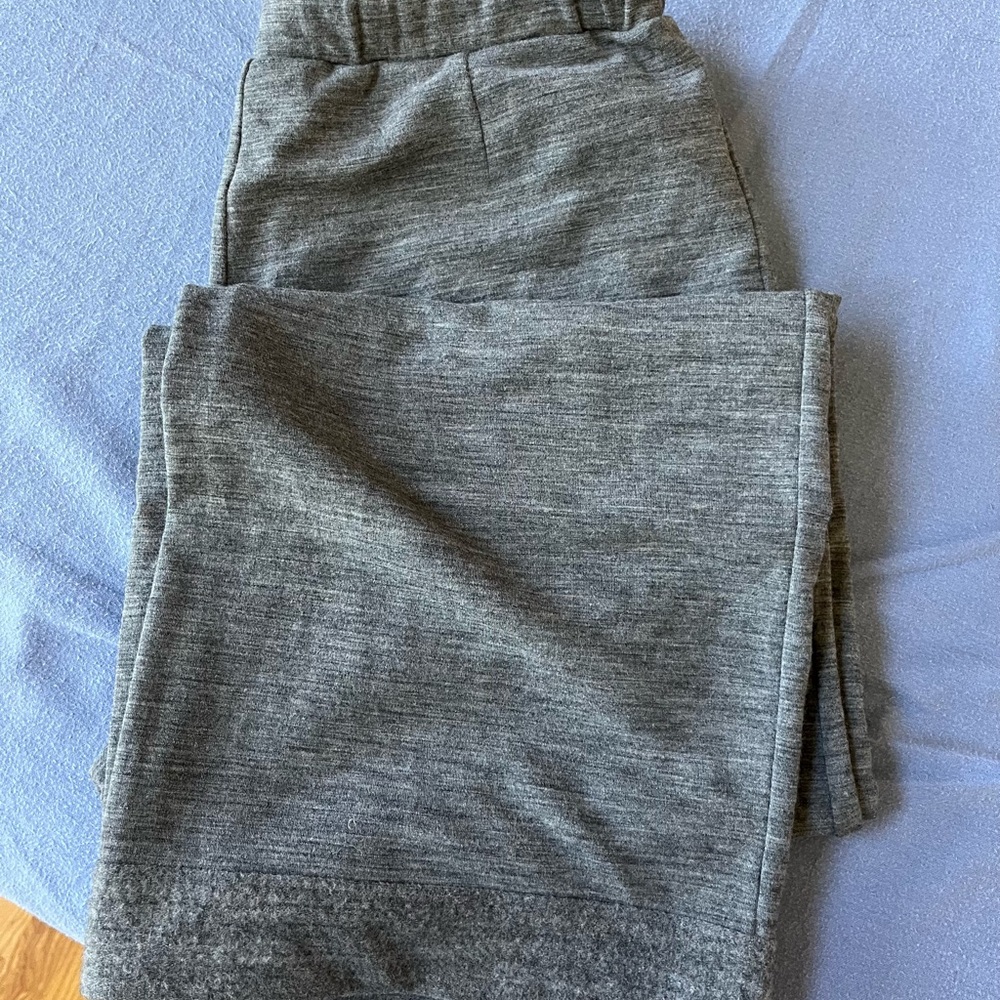 Icebreaker 100% wool fleece women’s wide leg lounge pant size S